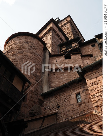 Stylish castle in Orschwiller in France - vertical 119849177