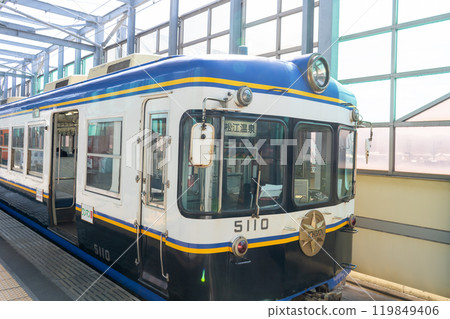 一畑電鐵5000系北松江線出雲市站 119849406