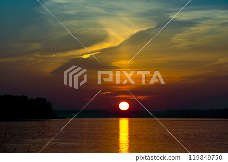 Beautiful landscape Sunset Beautiful landscape Sunset 119849750