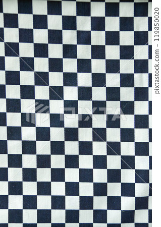 Black and white checkered pattern (fabric) 119850020