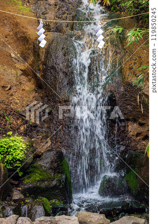 Nagano Togakushi Shrine Nakasha Sazaretaki Waterfall Nagano Togakushi Shrine Nakasha Sazaretaki Waterfall 119850245