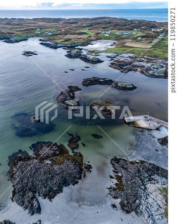 The coastline at Rossbeg in County Donegal during autumn - Ireland The coastline at Rossbeg in County Donegal during autumn - Ireland 119850271