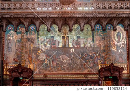 Basilica of Notre-Dame de Fourviere, Lyon, France Basilica of Notre-Dame de Fourviere, Lyon, France 119852114