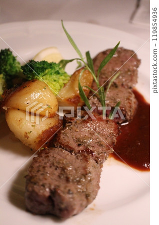 Ukrainian dish: Lamb shashlik 119854936