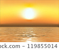 Blurred Sunrise Background. 119855014