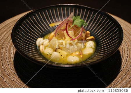 秘魯美食酸橘汁醃魚 秘魯美食酸橘汁醃魚 119855086