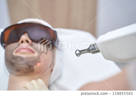 Advanced laser skin treatment in professional clinic for rejuvenation and clear Advanced laser skin treatment in professional clinic for rejuvenation and clear 119855583