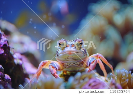 Captivating images of marine life, marine life ecosystem, Underwater image background 119855764