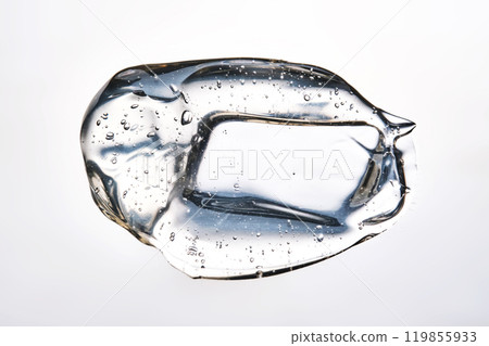 Texture of the hair gel or hyaluronic gel for the face. Texture of the hair gel or hyaluronic gel for the face. 119855933