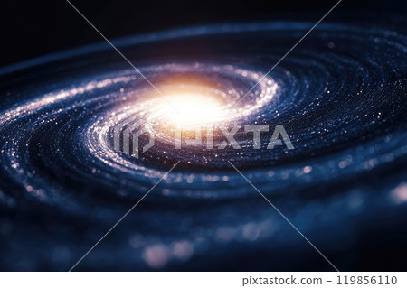 Swirling Galaxy with Vibrant Shapes and Colors Swirling Galaxy with Vibrant Shapes and Colors 119856110