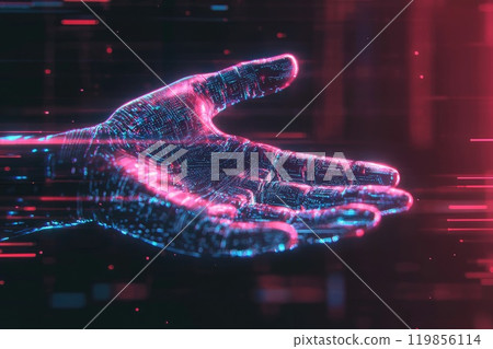 Holographic Hand Interacting with Floating Elements Holographic Hand Interacting with Floating Elements 119856114