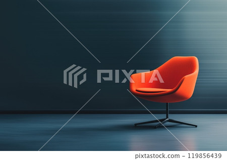 Modern Stylish Chair in a Minimalist Office Environment Modern Stylish Chair in a Minimalist Office Environment 119856439