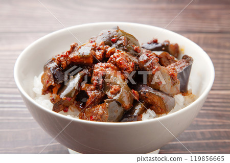 Mabo Eggukuro on rice 119856665