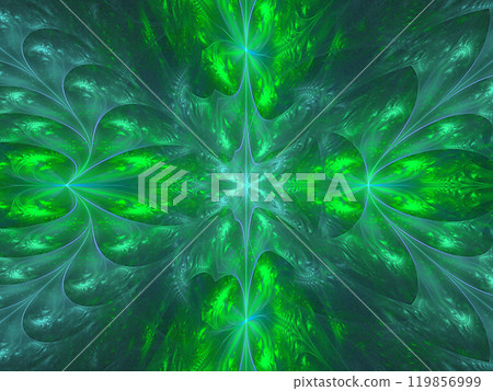 Abstract fractal 3d circle image 119856999