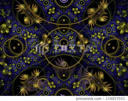Abstract fractal image on the colorful background Abstract fractal image on the colorful background 119857031