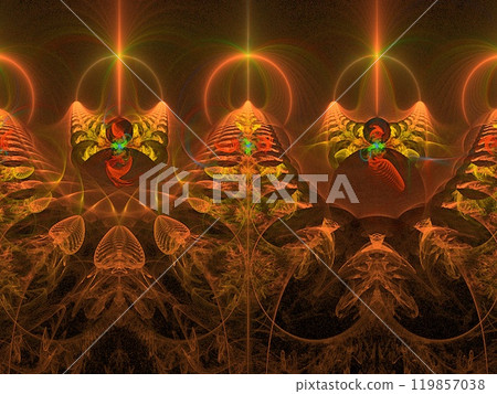 Abstract fractal image on the colorful background 119857038