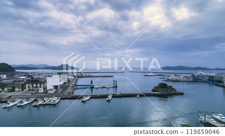 Fukue Port, Goto City, Nagasaki Prefecture, Fukue Island, Japan 119859046