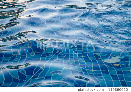 Water surface in vibrant blue Water surface in vibrant blue 119860650