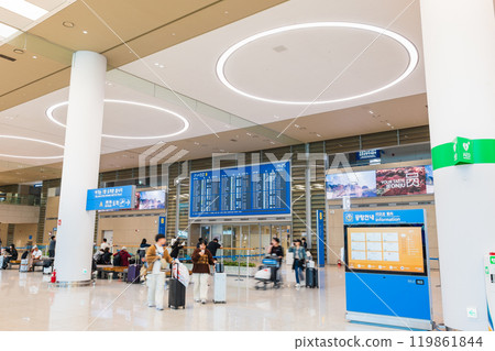 Seoul Incheon International Airport Arrivals Lobby 119861844
