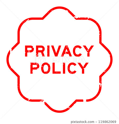 Grunge red privacy policy word rubber seal stamp on white background Grunge red privacy policy word rubber seal stamp on white background 119862069