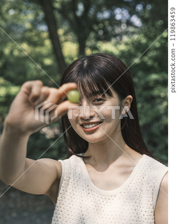 Woman with grape Woman with grape 119863459