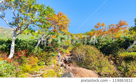 秋季登山禦嶽山：田野原～金剛十字 119863832