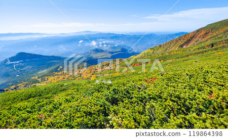 秋季登山禦嶽山:從山路眺望(八合目石室避難所~大瀧山頂) 秋季登山禦嶽山:從山路眺望(八合目石室避難所~大瀧山頂) 119864398