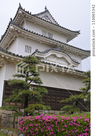 日本的100座大城堡/ Marugame城堡 119865342