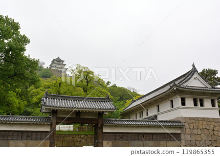 日本的100座大城堡/ Marugame城堡 日本的100座大城堡/ Marugame城堡 119865355
