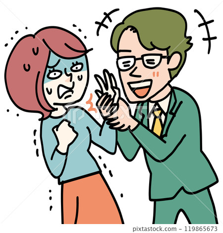 女人被男人牽手會流口水 女人被男人牽手會流口水 119865673