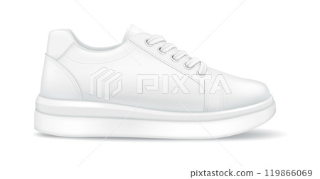 Modern sneaker mockup design realistic vector illustration 119866069
