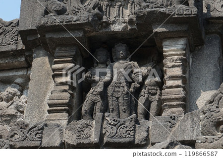 Shiva shrine, statue carvings [Yogyakarta, Indonesia] 119866587