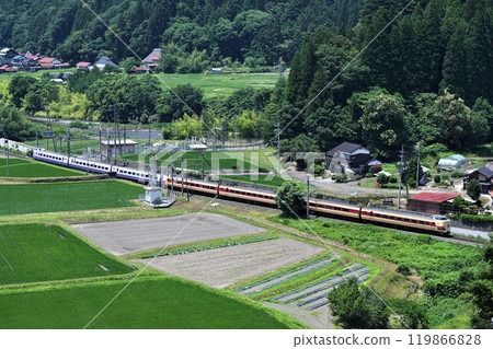 381 Series Limited Express "Yakumo" Hakubi Line, Kamisuga to Kurosaka 119866828