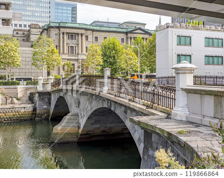 東京現存最古老的石橋【常盤橋】 119866864