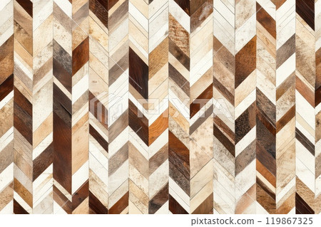 Chevron seamless wood pattern with dark and light brown shades, creating a rustic and classic wooden background texture. Chevron seamless wood pattern with dark and light brown shades, creating a rustic and classic wooden background texture. 119867325