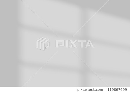 Wall interior background, studio and backdrops show products.with shadow from window color white and grey. background for text insertion and presentation product Wall interior background, studio and backdrops show products.with shadow from window color white and grey. background for text insertion and presentation product 119867699