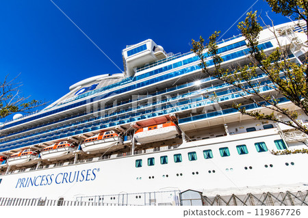 Nagasaki Port Cruise Ship Arrival (Diamond Princess) Matsugae Pier [Nagasaki City] 119867726