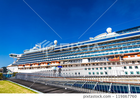 Nagasaki Port Cruise Ship Arrival (Diamond Princess) Matsugae Pier [Nagasaki City] 119867760