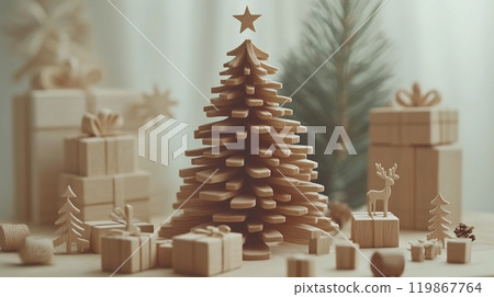 木製聖誕樹玩具 木製聖誕樹玩具 119867764