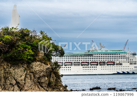 長崎港客船從神之島瑪麗亞岬和客船出發(夢想)【長崎市】 長崎港客船從神之島瑪麗亞岬和客船出發(夢想)【長崎市】 119867996
