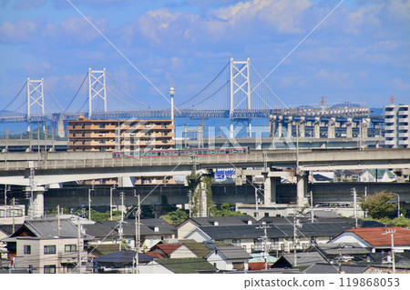 從禦勝寺、第78號寺院及庭園眺望（香川縣、四國參拜） 119868053