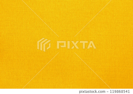 Yellow cotton fabric cloth texture background, seamless pattern of natural textile. Yellow cotton fabric cloth texture background, seamless pattern of natural textile. 119868541