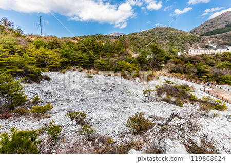 雲仙地獄、舊八幡地獄(月地獄)【長崎縣雲仙市】 雲仙地獄、舊八幡地獄(月地獄)【長崎縣雲仙市】 119868624