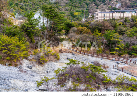 雲仙地獄、舊八幡地獄（月地獄）【長崎縣雲仙市】 119868665