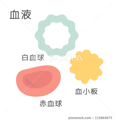 血白血球紅血球血小板圖 119868675