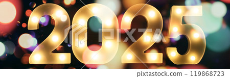 Merry Christmas and happy new year concept 2025. Merry Christmas and happy new year concept 2025. 119868723