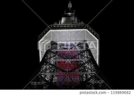 Night view of the TV tower 119869082