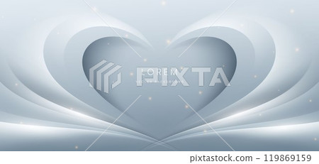 Abstract white curved lines on grey background with lighting effect sparkle. 119869159
