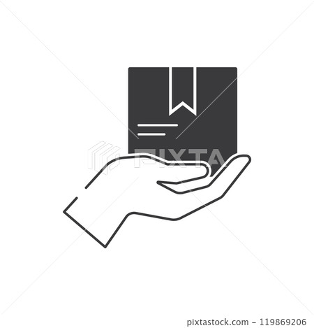 Delivery cargo and Logistic icon 119869206