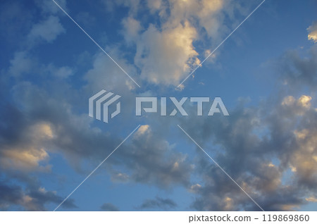 A breathtaking view of fluffy clouds drifting across a vibrant blue sky during a serene afternoon, inviting daydreams and inspiration A breathtaking view of fluffy clouds drifting across a vibrant blue sky during a serene afternoon, inviting daydreams and inspiration 119869860